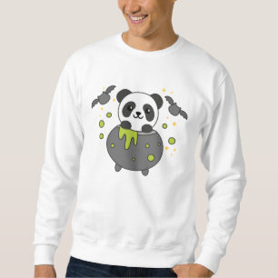 Moletom Panda Happy Halloween Cauldron Bat