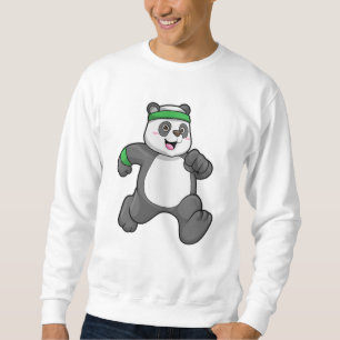 Moletom Panda na Corrida com banda larga