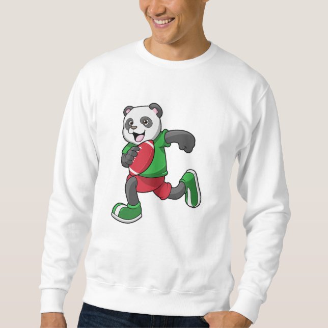 Moletom Panda no futebol com equipamento (Frente)