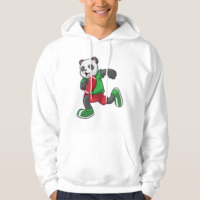 Moletom Panda no futebol com equipamento (Frente)