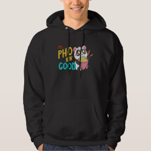 Moletom Panda Pho é Pho Comida Asiática Sopa de Macarrão V