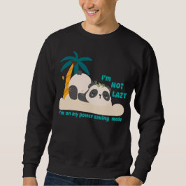 Moletom Panda preguiçoso fofo