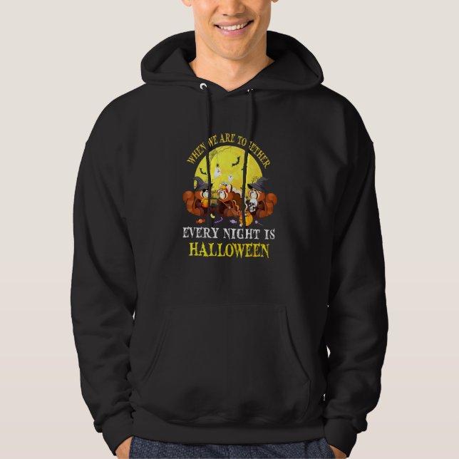 Moletom Panda Vermelho Luar de Halloween (Frente)