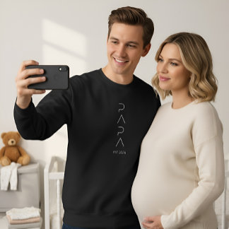 Moletom Papa Est 2026 Shirt | New Father Gift | Dad to be