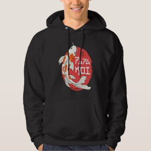 Moletom Papa Koi Peixe Carpa Japonesa Nishikigoi Dia dos P