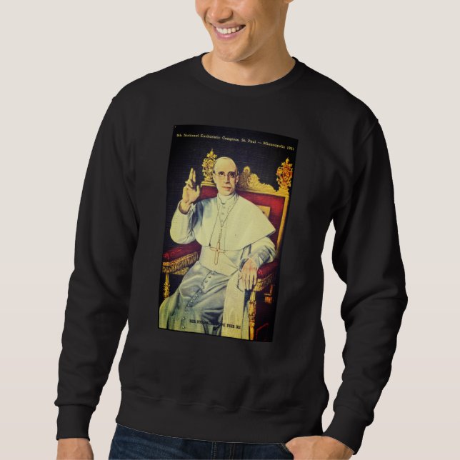 Moletom Papa Pio XII, Soberano do Estado da Cidade do Vati (Frente)