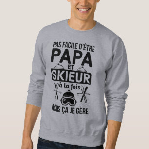 Moletom Papa skieur
