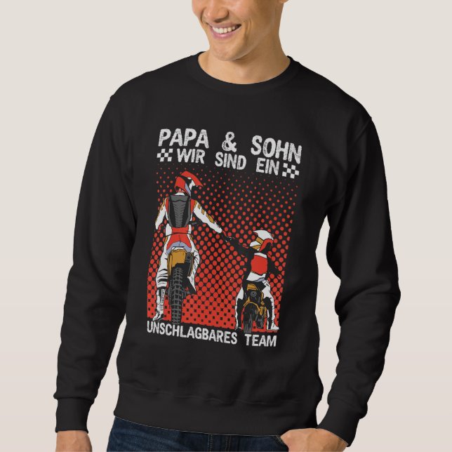 Moletom Papa & Sohn Motocross Motorcicleta (Frente)