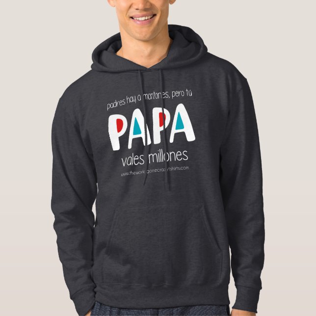 Moletom Papa vales millones (Frente)