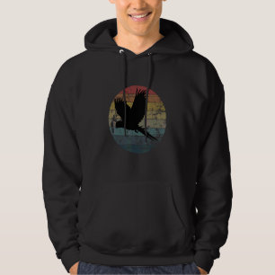 Moletom Papagaio Ave Vintage Estilo Silhueta Retro Danific
