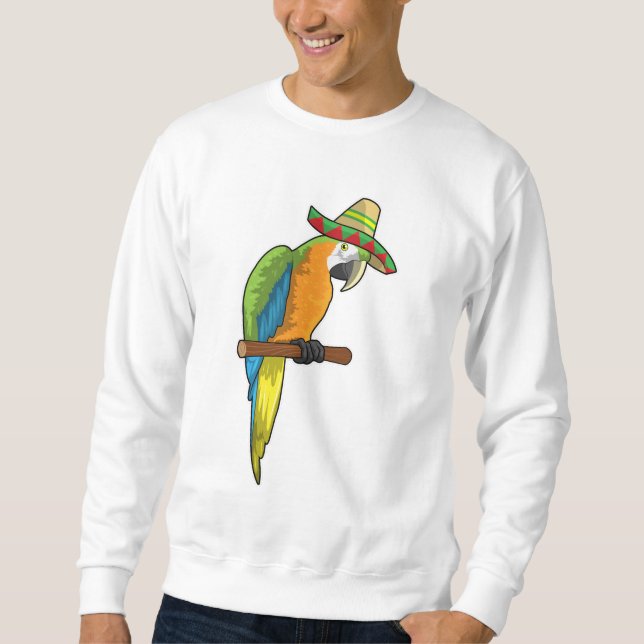 Moletom Papagaio com chapéu de palha (Frente)