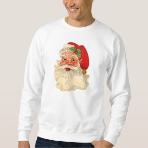 Moletom Papai noel alegre bonito antigo