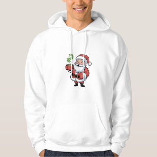 Moletom Papai Noel Bebendo um Natal Matcha