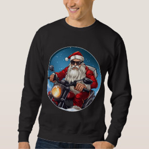 Moletom Papai Noel de Motocicleta