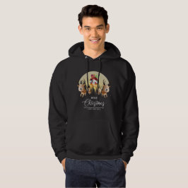 Moletom Papai Noel está vindo | Hoodie de uso masculino