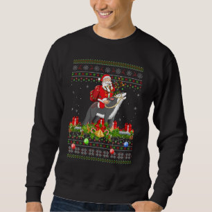 Moletom Papai Noel Feio do Coyote Montado em Coyote Natal