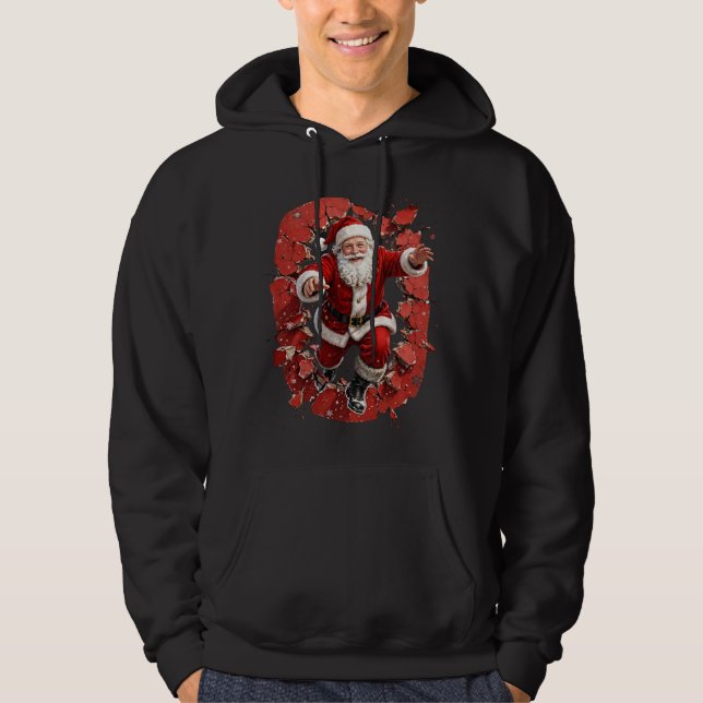 Moletom Papai Noel Quebra-Parede de Natal (Frente)