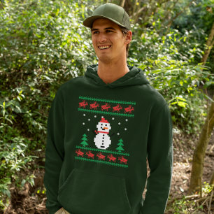 Moletom Papai Noel Rena Muito Feio Natal