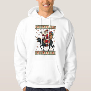 Moletom Papai Noel Vintage Montado em Vaca das Terras Alta