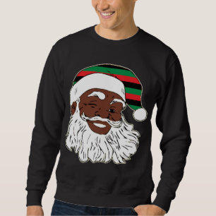 Moletom Papai Noel Winando Chapéu Pan Africano de Bandeira