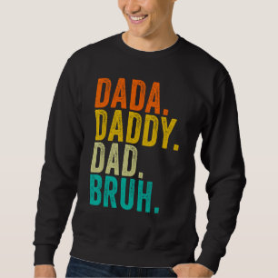 Moletom Papai Papai Pai Bruh Dia dos Pais Vintage Pai 2