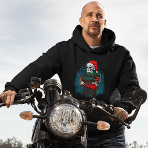 Moletom Papais noeis Capuchem Cerveja Natal Cara Engraçada