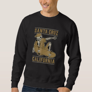 Moletom Papais noeis Cruz California Beach Palm Tree Skull