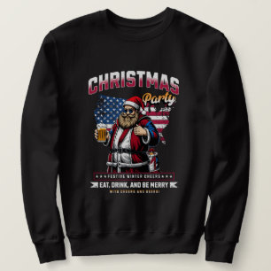 Moletom Papais noeis de Natal de uso masculino Holiday F