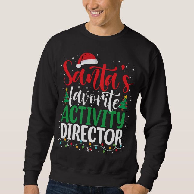 Moletom Papais noeis de Natal do Diretor de Atividade Favo (Frente)