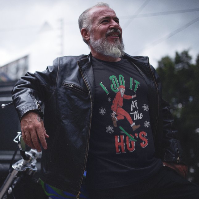 Moletom Papais noeis de skate Eu faço isso para o engraçad (Criador carregado)