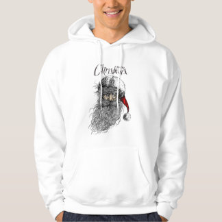 Moletom Papais noeis deliciosos - Hoodie branco festivo pa