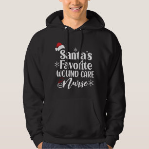 Moletom Papais noeis Favoritos Enfermeira Santa Hat Cristo