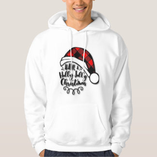 Moletom Papais noeis Holly Jolly Wish Hoodie