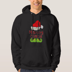 Moletom Papais noeis Nanny Claus Família de Natal