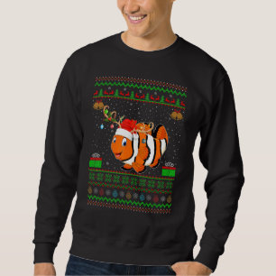 Moletom Papais noeis Reindeer Hat Correspondendo A Cristo 