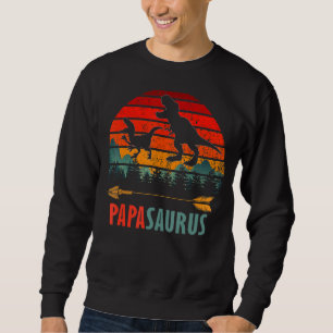 Moletom Papasaurus T Rex Dinosaur Papa Saurus Match