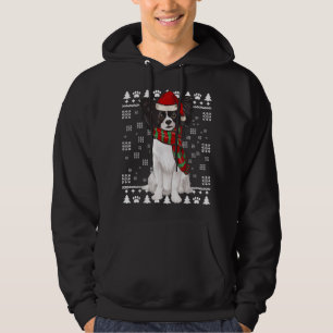 Moletom Papillon Dog Santa Hat Natal Feio Natal