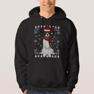 Moletom Papillon Dog Santa Hat Natal Feio Natal