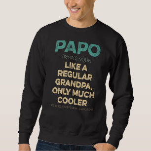 Moletom Papo Avô Como Dia de os pais Do Avô