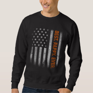 Moletom Pappy American Flag Dia de os pais For Pappy From