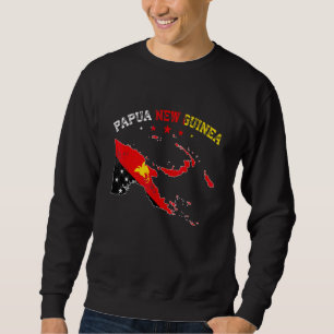 Moletom Papua-Nova Guiné - desolada Bandeira Homens Mulher