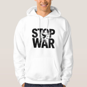 Moletom para a guerra, preto e branco, T-Shirt