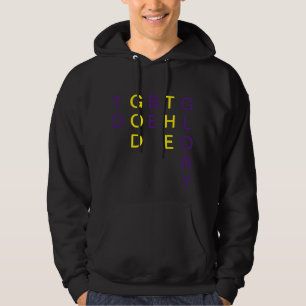 Moletom Para Deus Ser A Glória Hoodie