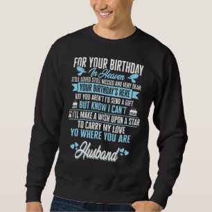 Moletom Para o aniversário do meu marido no céu, Ruas aind