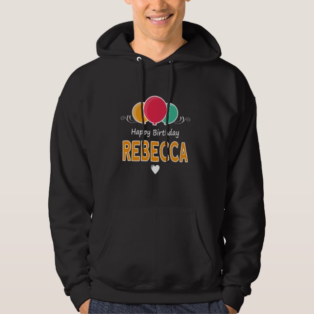 Moletom Parabéns Rebecca (Frente)