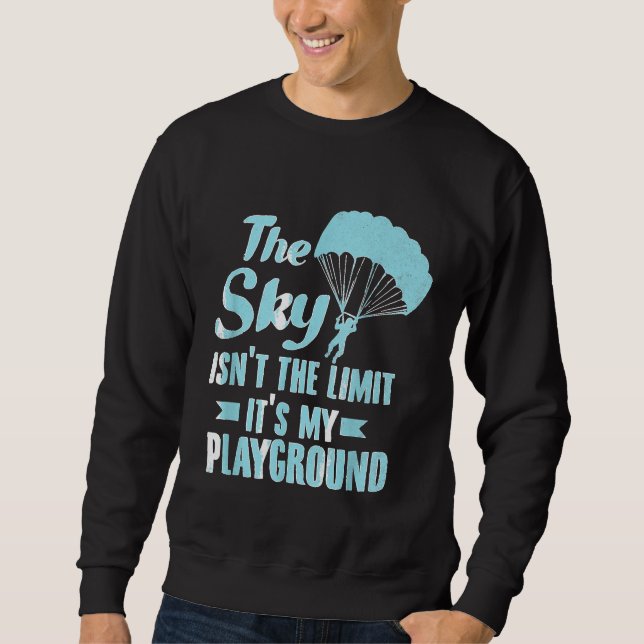 Moletom Paraglider Sky Playground Funny Paraglider Paramo (Frente)
