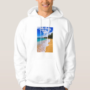 Moletom Paraíso de praia tropical, Havaí