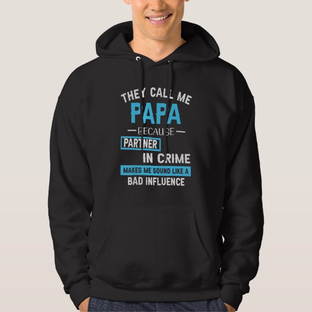 MOLETOM PARCEIRO NO CRIME FAZ-ME SENTIR O DIA DO PAI EXCLU (Frente)