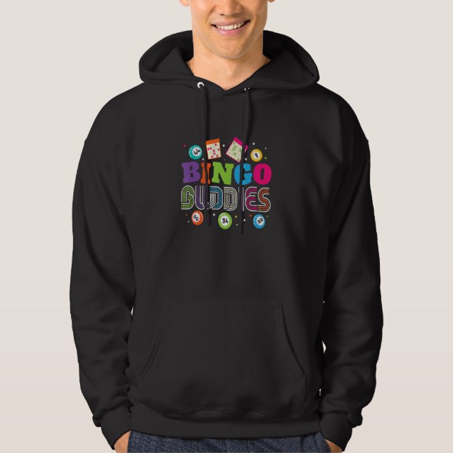 Moletom Parceiros de Bingo Jogo Sortudo Correspondente Vov (Frente)