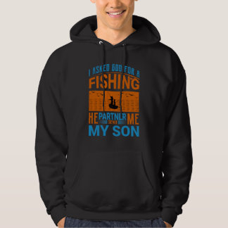 Moletom Parceria de Pesca Design Pai e Filho
